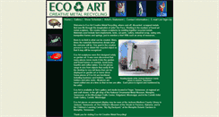 Desktop Screenshot of ecoartbytim.com